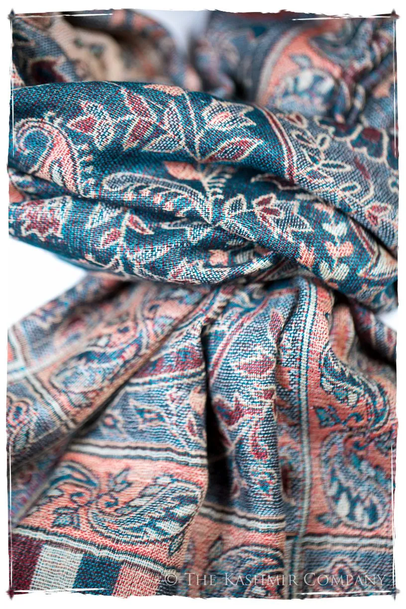 Mariana Paisley Reversible Kashmir Wool Scarf