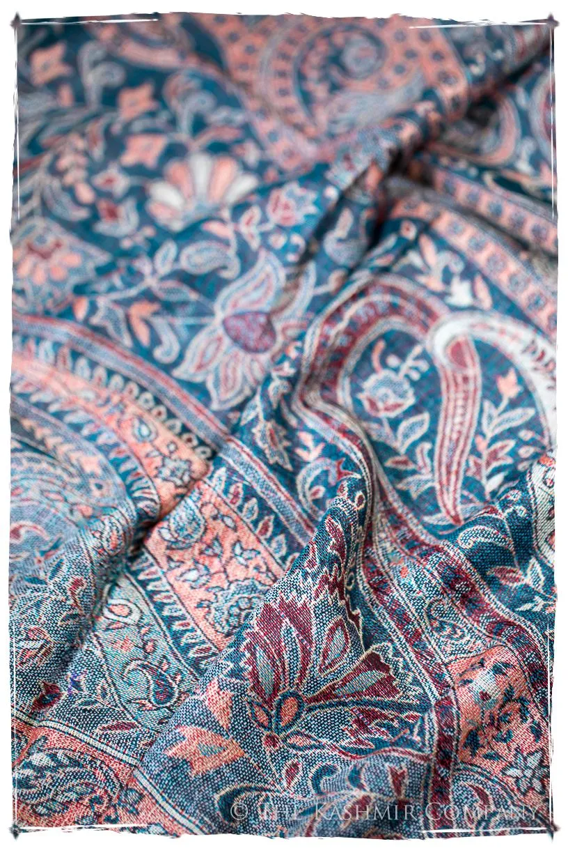 Mariana Paisley Reversible Kashmir Wool Scarf