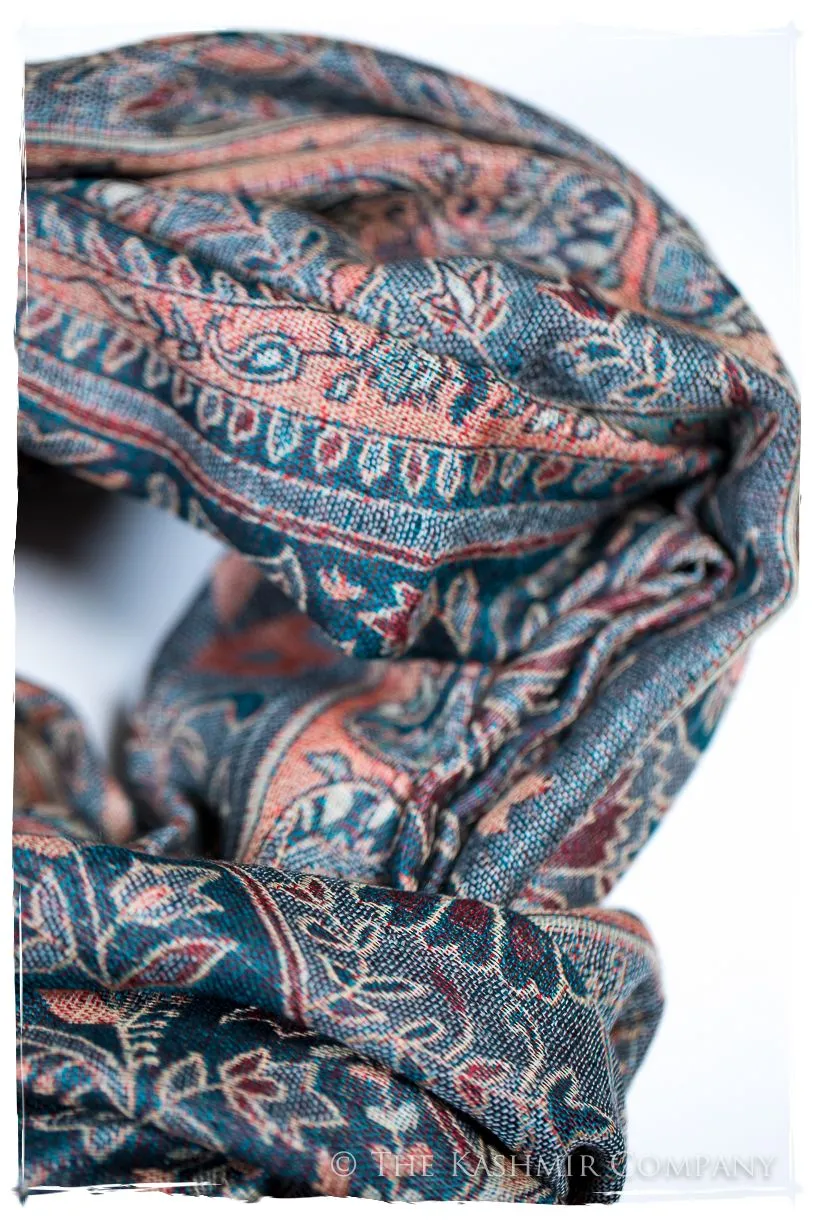 Mariana Paisley Reversible Kashmir Wool Scarf