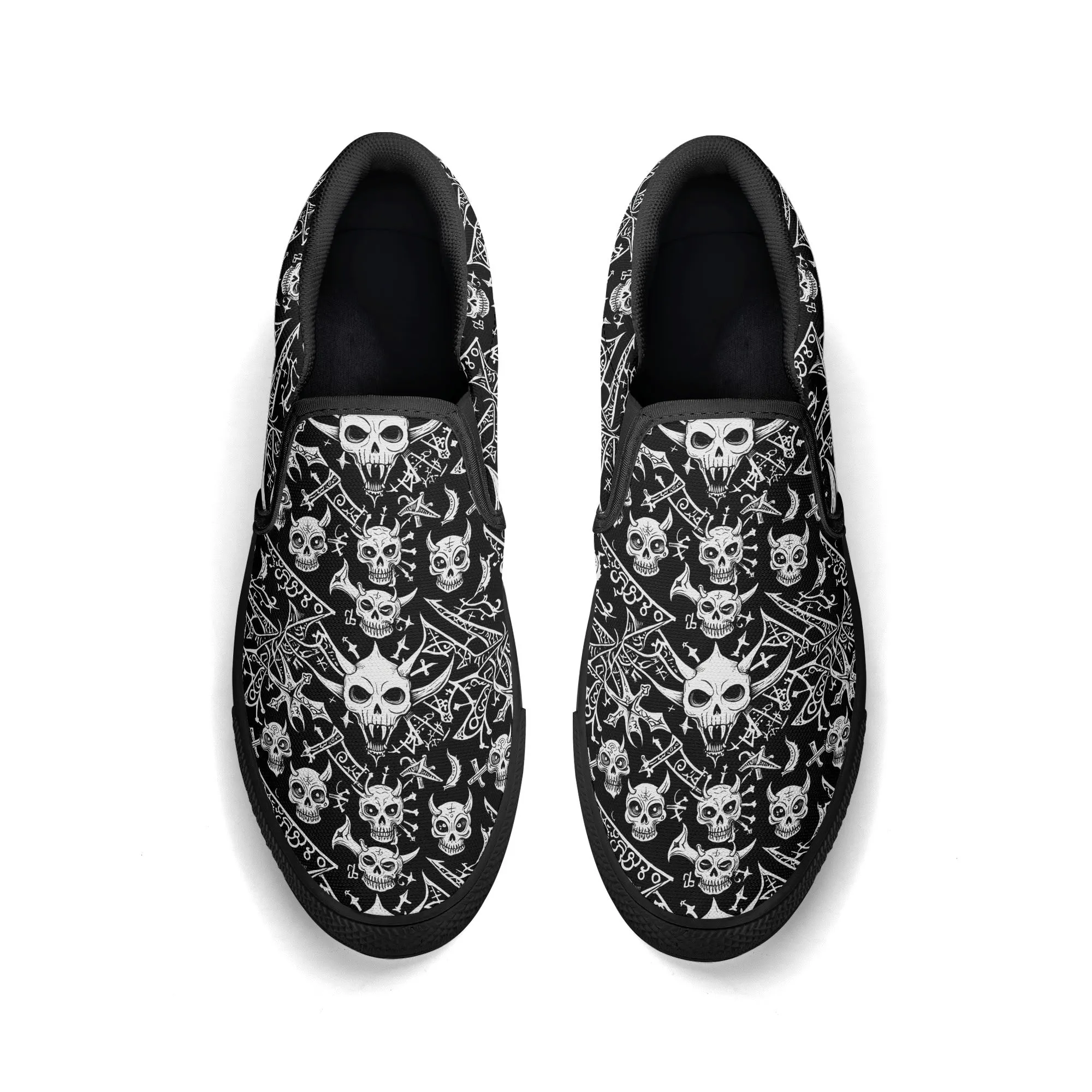 Mens Little Devils Rubber Slip On Shoes