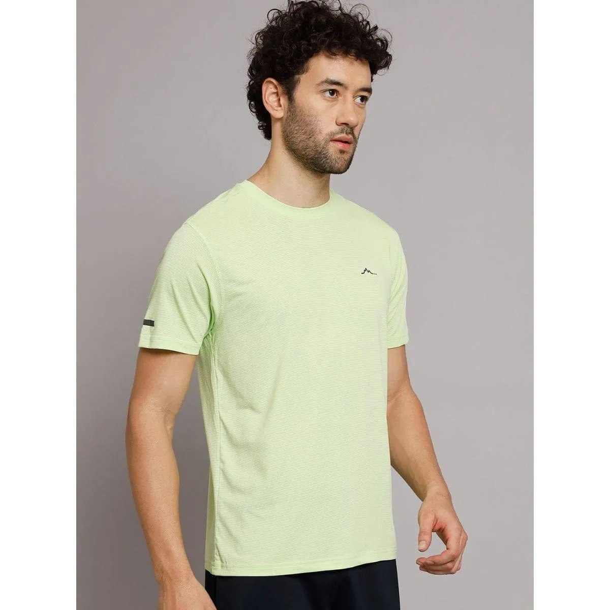 Men's Ultralight Athletic Half Sleeves T-Shirt - Lime