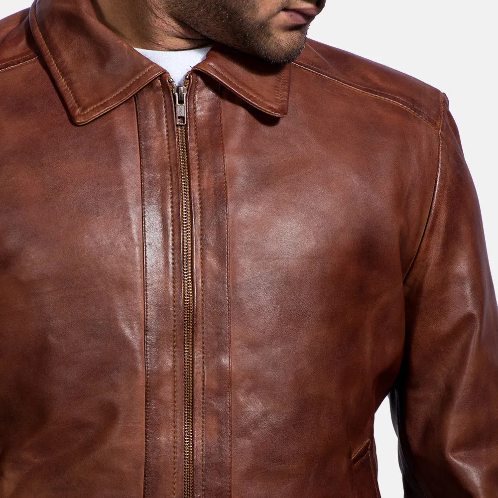 Mike Brown Leather Jacket