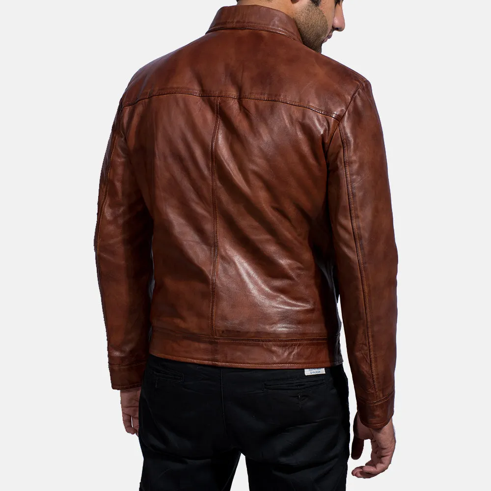 Mike Brown Leather Jacket