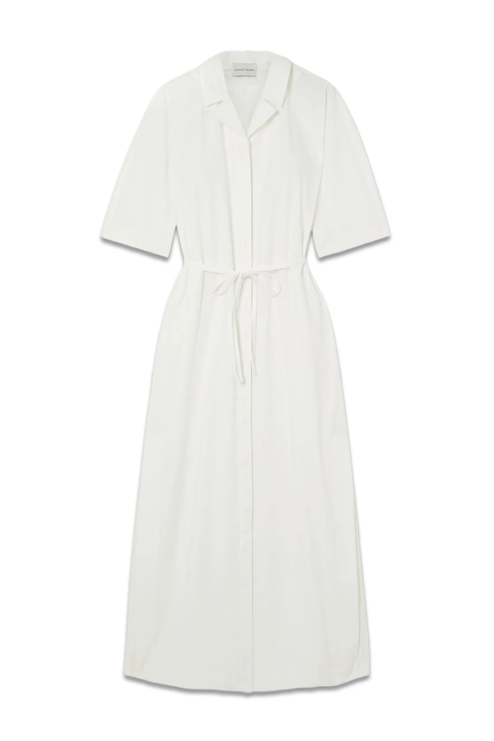   NET SUSTAIN Moala Organic Cotton-Poplin Maxi Shirt Dress