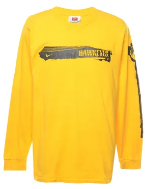 Nike Hawkeyes Printed Long-Sleeve T-shirt - S