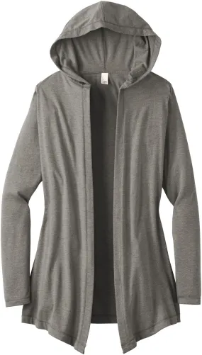 OUTLET-District Ladies Perfect Tri Hooded Cardigan