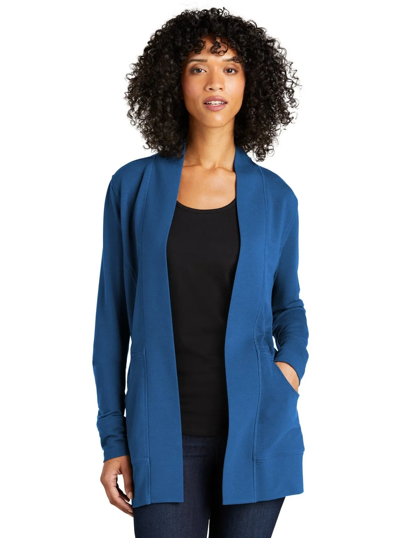 Port Authority Ladies Microterry Cardigan