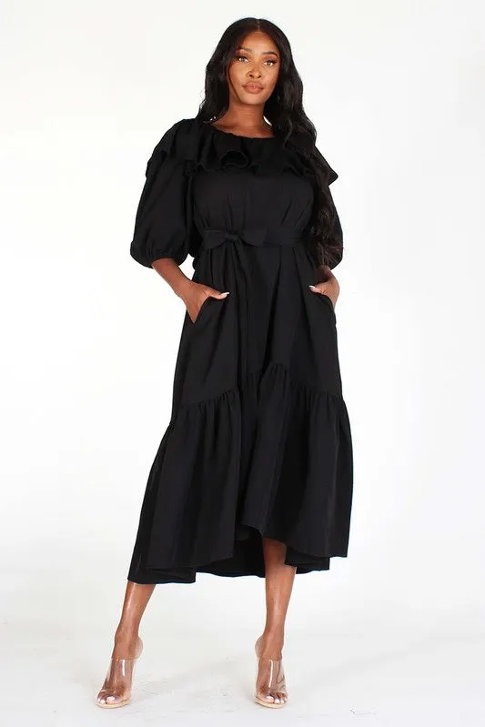 Puff Sleeve Maxi