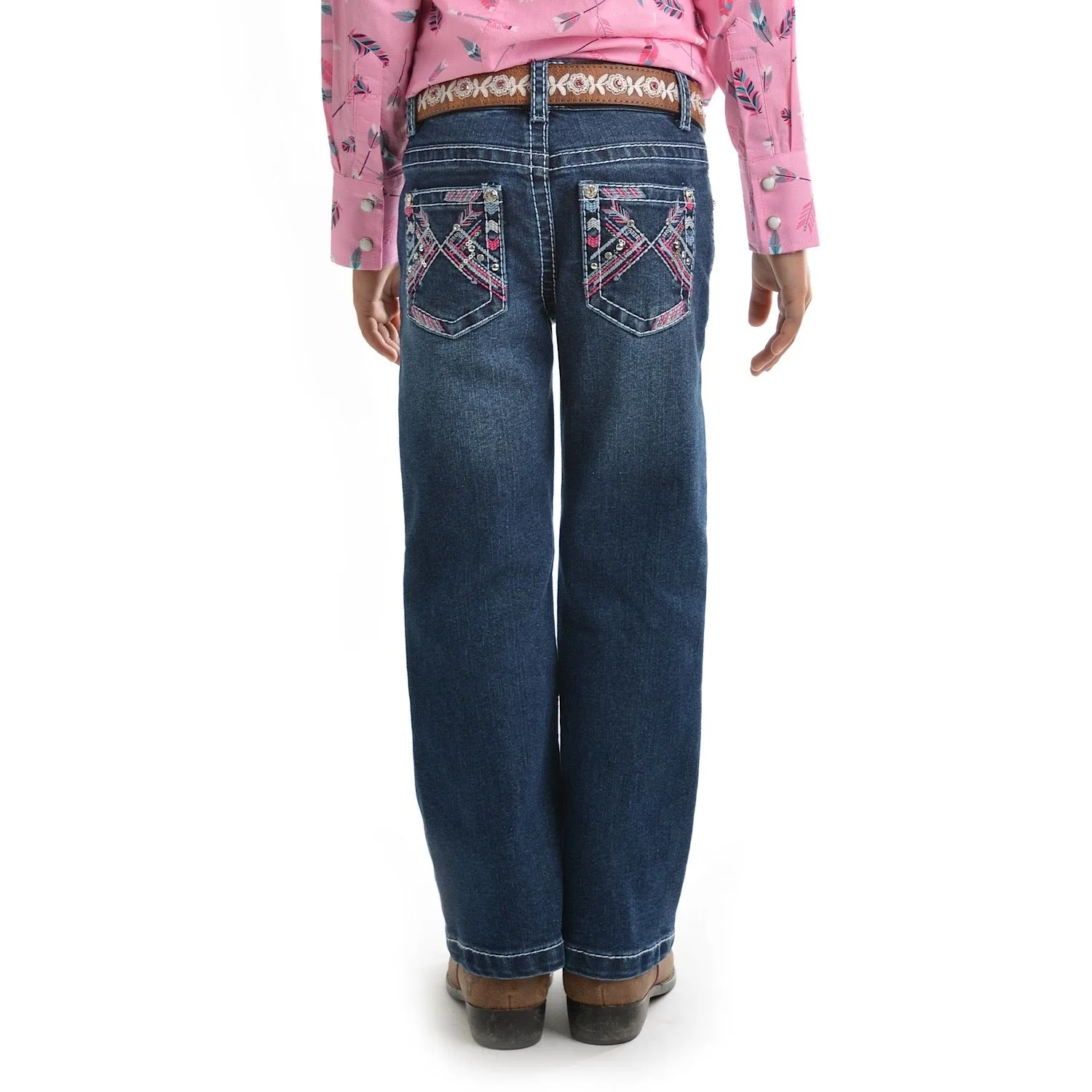 Pure Western Girl's Holly Boot Cut Jean Twilight