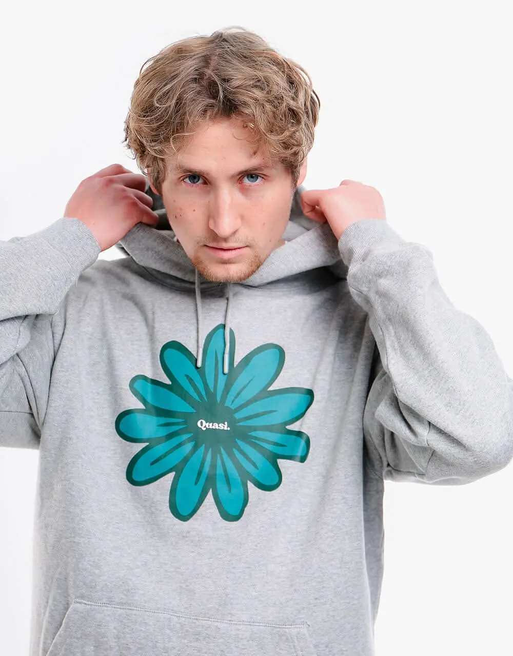 Quasi Bloomer Pullover Hoodie - Heather Grey