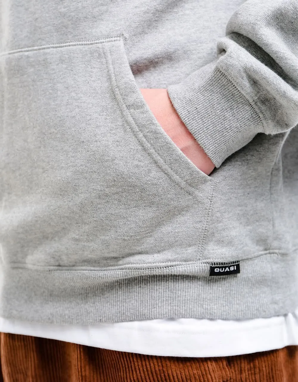 Quasi Bloomer Pullover Hoodie - Heather Grey