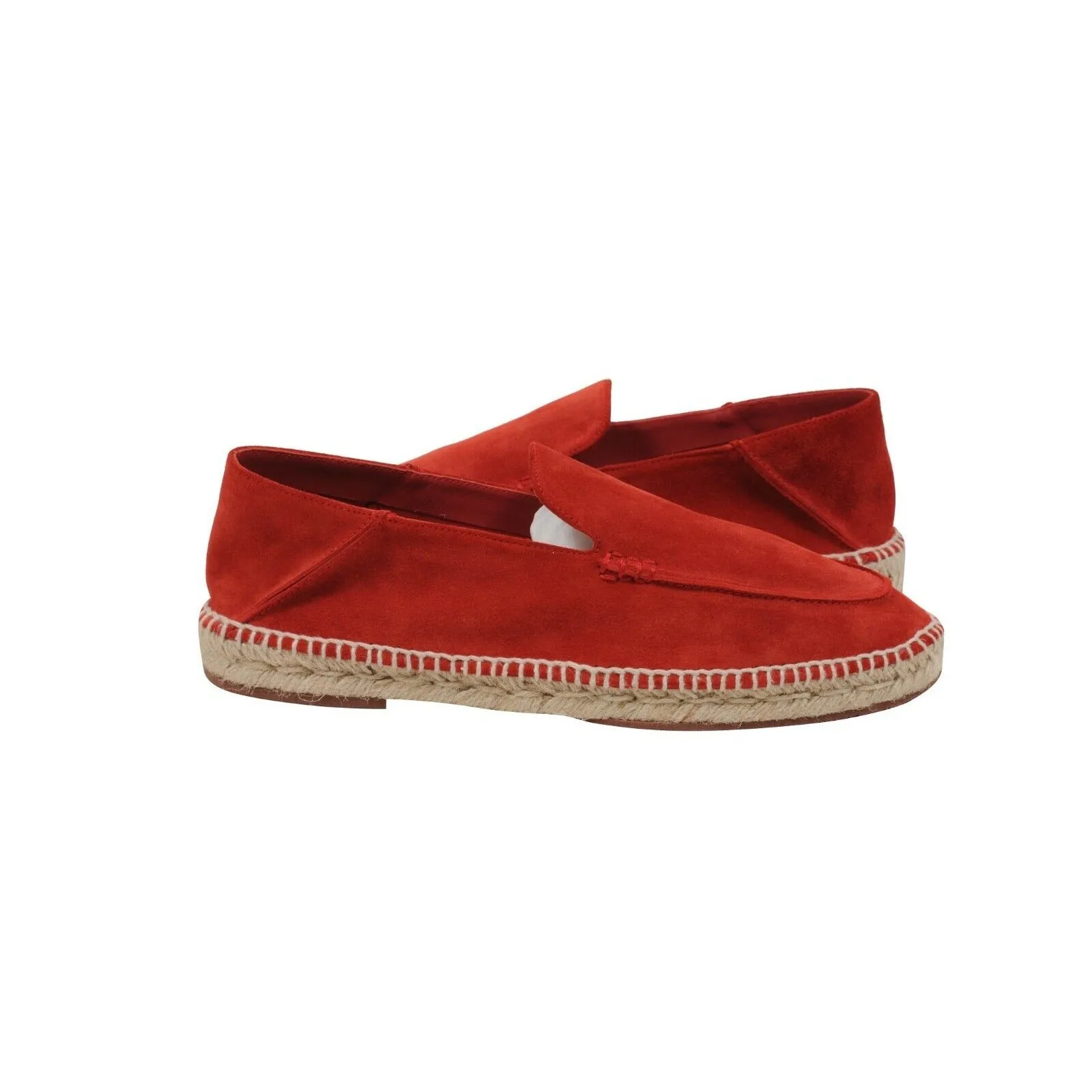 Red Suede Seaside Walk Espadrilles