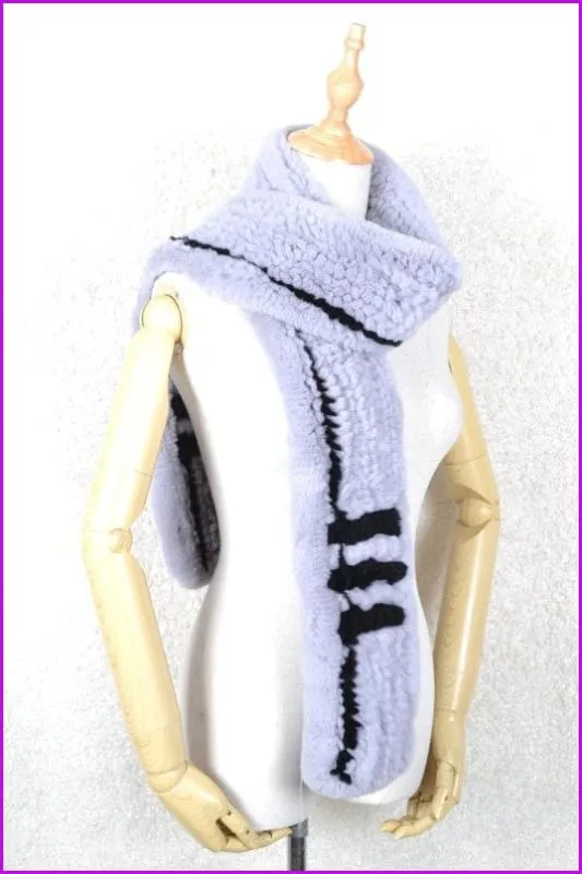 Rex Rabbit Fur Scarf DO1269