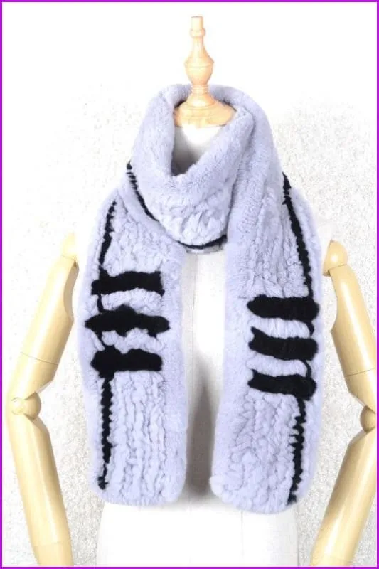 Rex Rabbit Fur Scarf DO1269