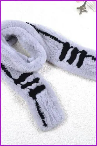 Rex Rabbit Fur Scarf DO1269