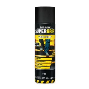 Rust-Oleum 2444 Supergrip Anti Slip Aerosols Yellow- 500ml