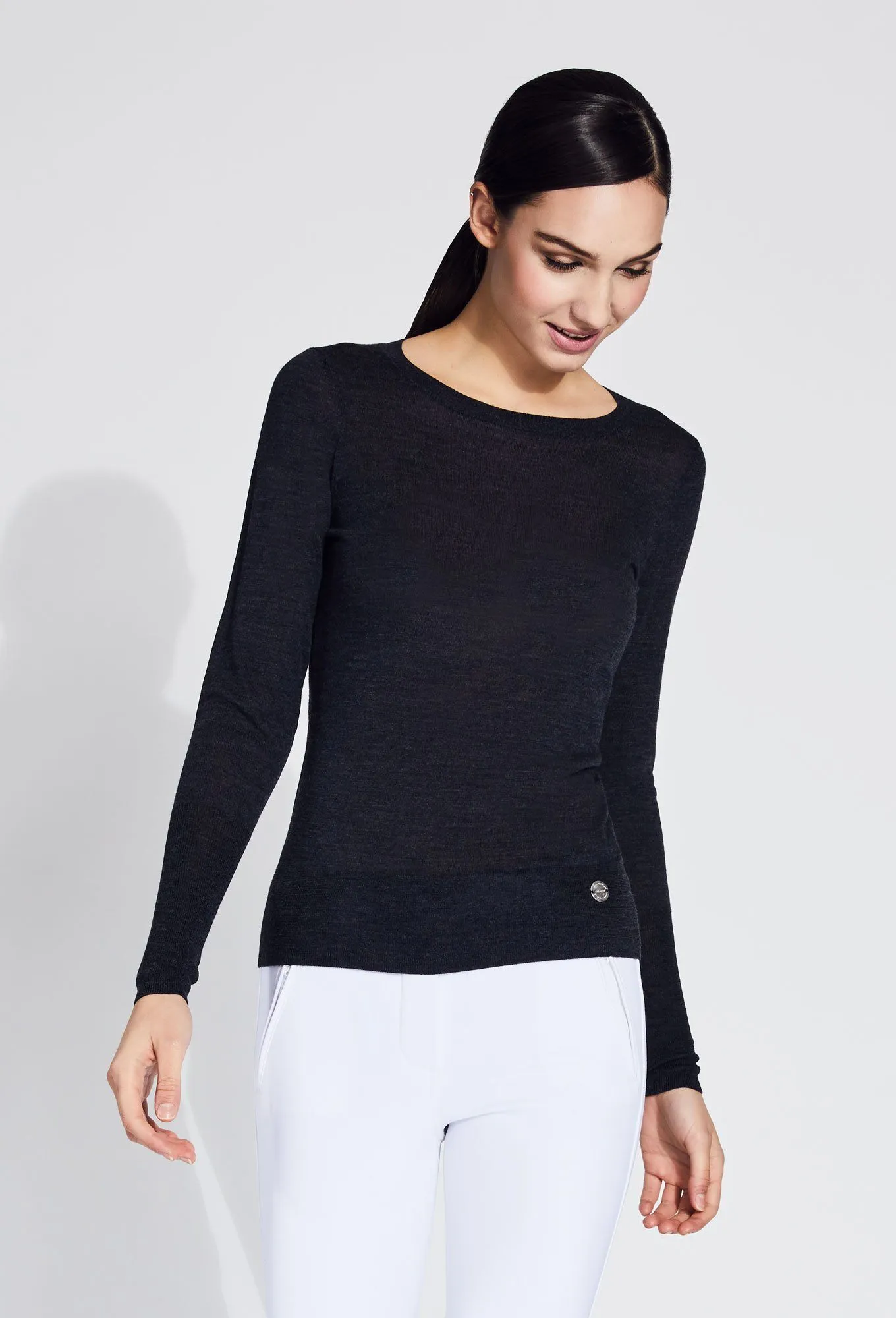 Ryanne Crew Neck Merino Sweater