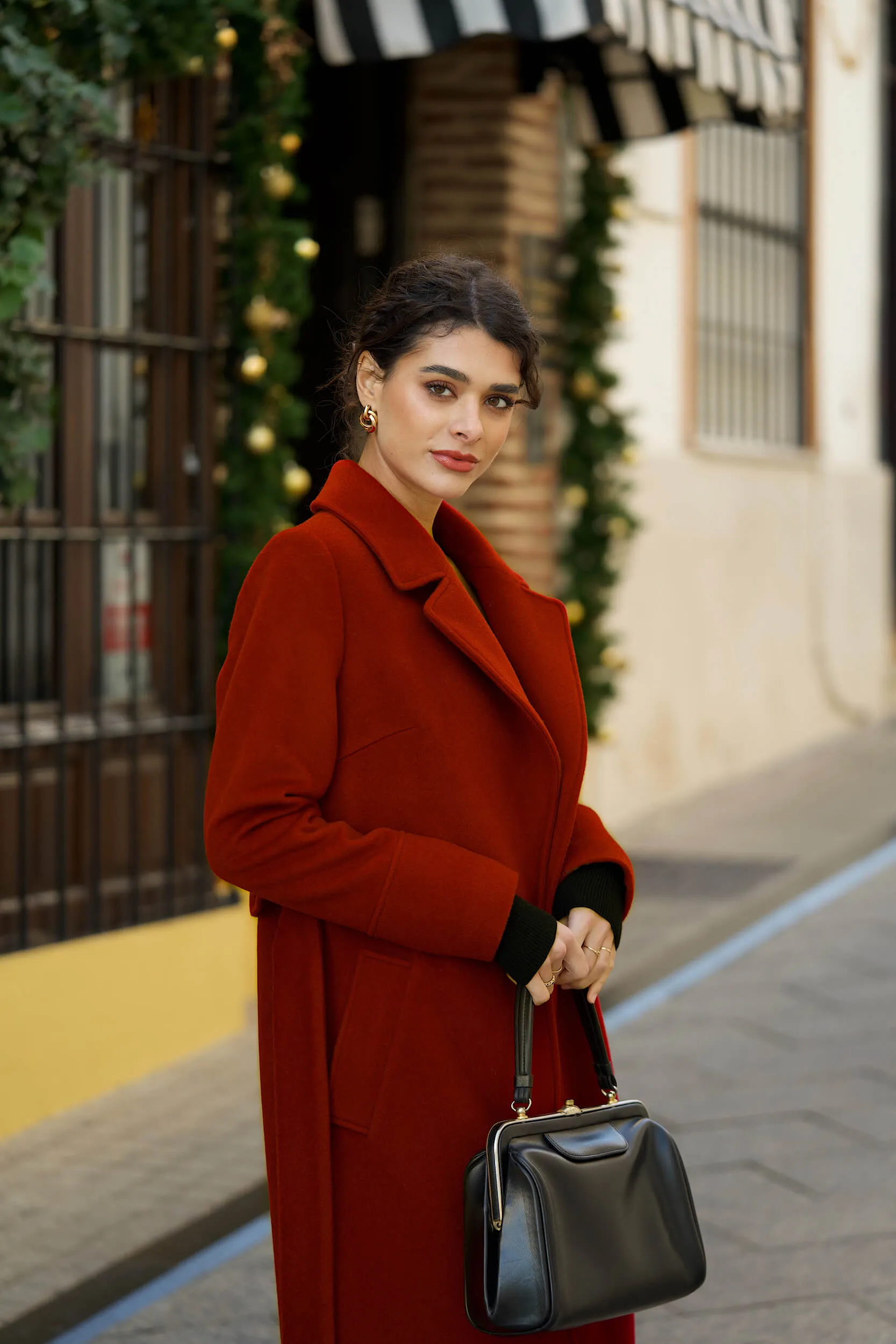 Sabina Cashmere Wool Coat