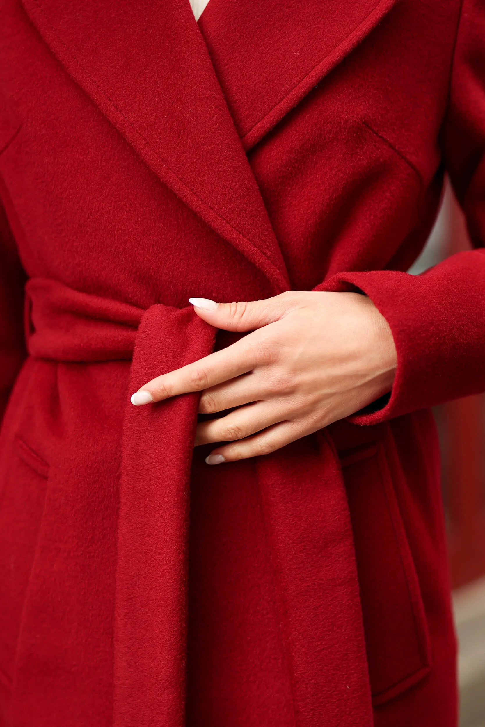 Sabina Cashmere Wool Coat