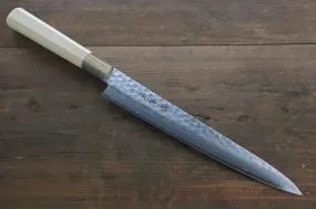 Sakai Takayuki AUS10 45 Layer Damascus Sujihiki 240mm Magnolia Handle