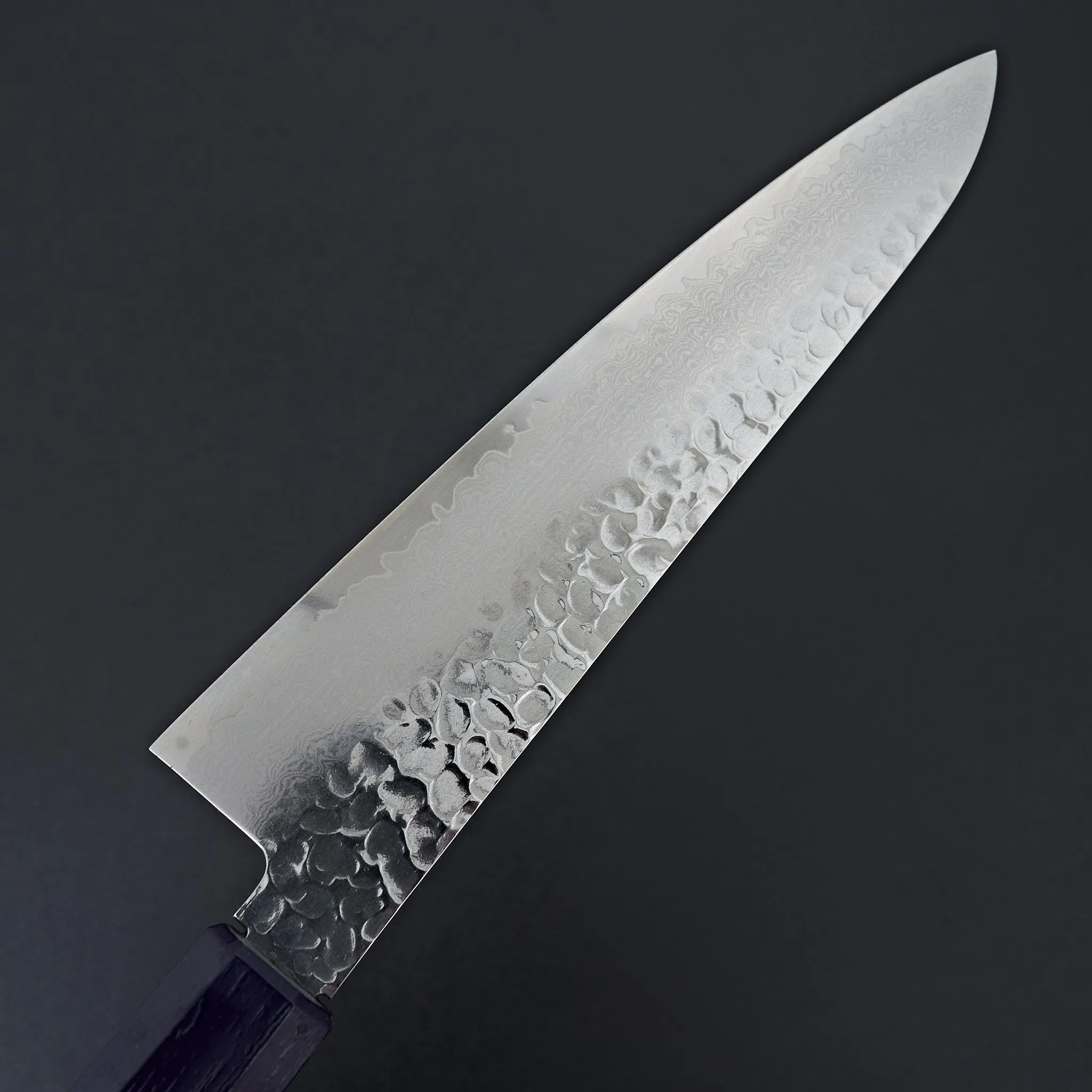 Sakai Takayuki Nanairo Blue Tortoiseshell 33 Layer Damascus Gyuto 210mm