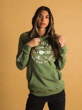 SALTY CREW FLIP FLOP BOYFRIEND HOODIE  - CLEARANCE