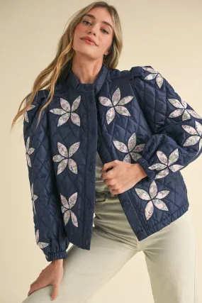 Stained Glass Quilted Puffer