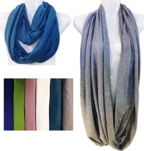 t-shirt material solid color infinity scarf Case of 24