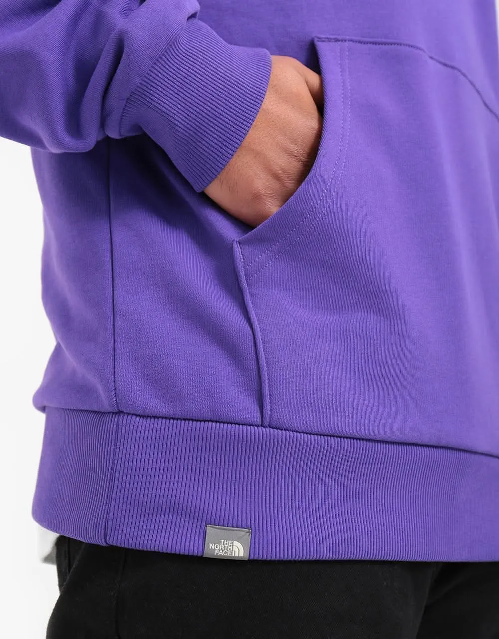 The North Face Raglan Red Box Pullover Hoodie - Peak Purple