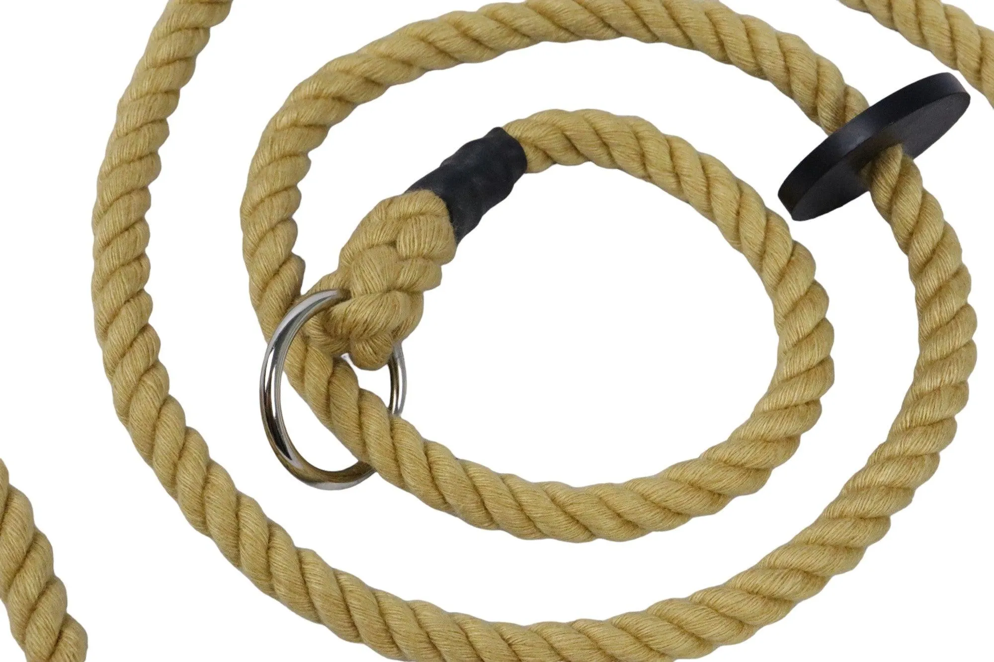 Thin Rope Slip Lead - Soft Rope Slip Lead for Dogs - Hand Spliced 9mm Rope - Handmade in England