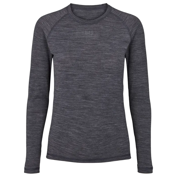 Twelve Sixteen Baselayer  L/S Merino 186 Grey Woman