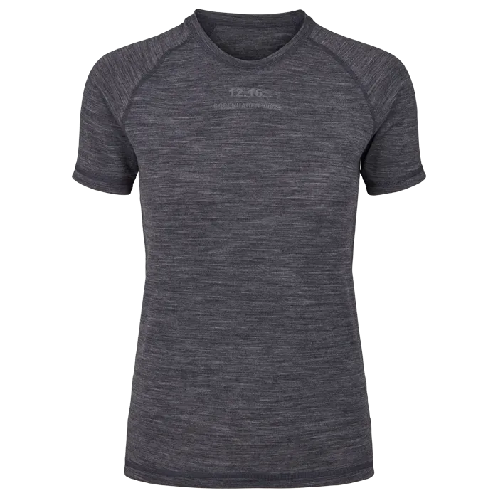 Twelve Sixteen Baselayer S/S Merino 186 greyWoman