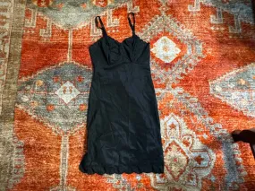 Vintage 50’s black slip lingerie XS