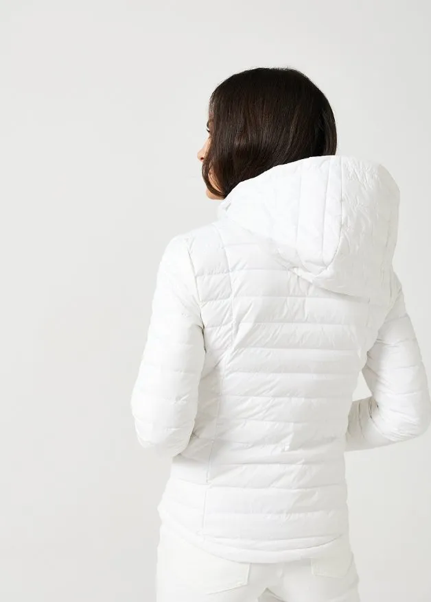 White Duck Down Puffer Jacket