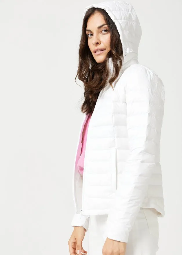 White Duck Down Puffer Jacket