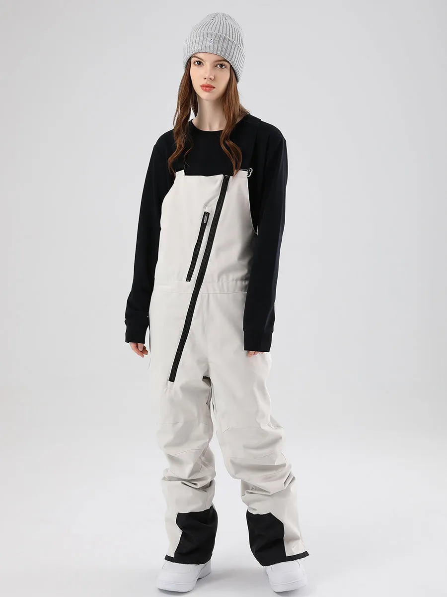 Women Ski Bibs Pants Insulated Snow Overalls