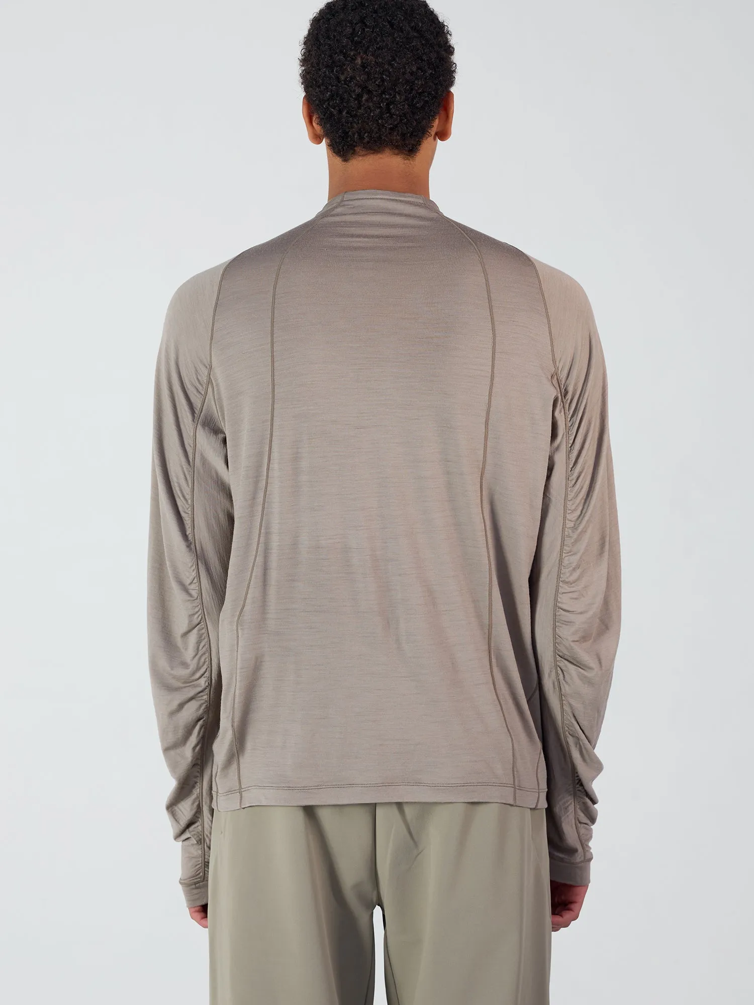 Wool Half Zip L/S T-shirt