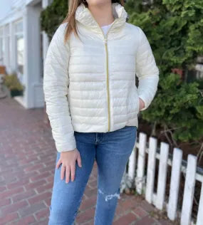 Wynn Puffer Jacket in Beige