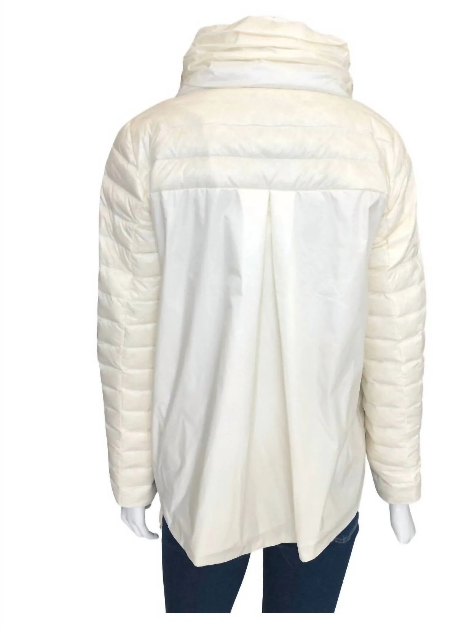 Wynn Puffer Jacket in Beige