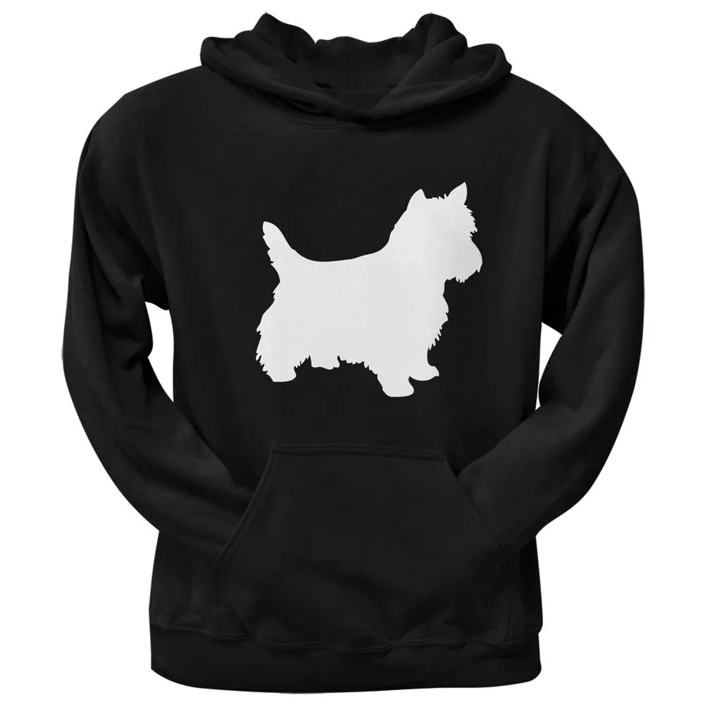 Yorktese Silhouette Black Adult Pullover Hoodie